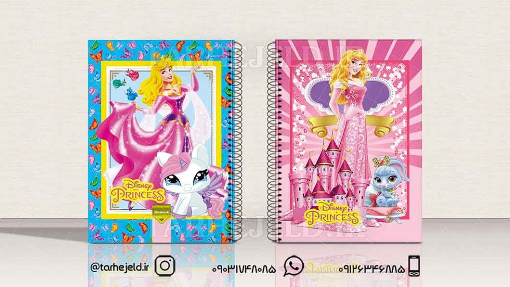 دانلود طرح لایه باز جلد دفتر سیندرلا کد01195