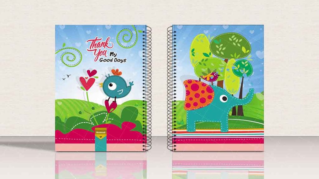 دانلود طرح لایه باز جلد دفتر فانتزی کد01399