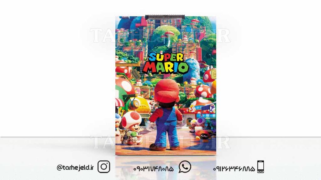 طرح لایه باز تخته شاسی سوپر ماریو کد01671