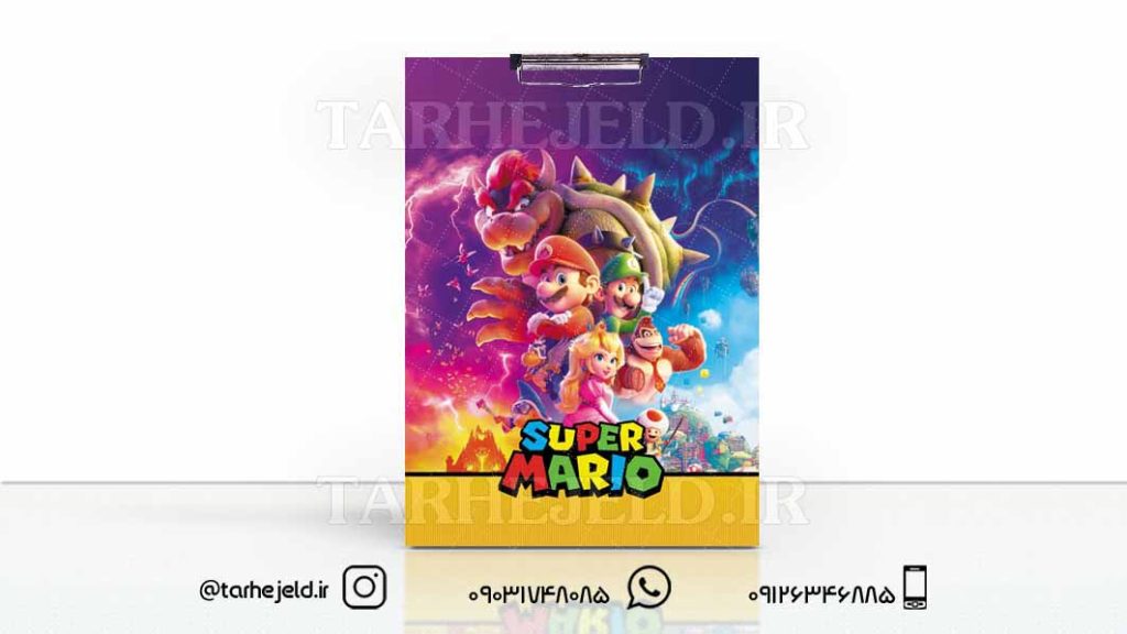 طرح لایه باز تخته شاسی سوپر ماریو کد01672