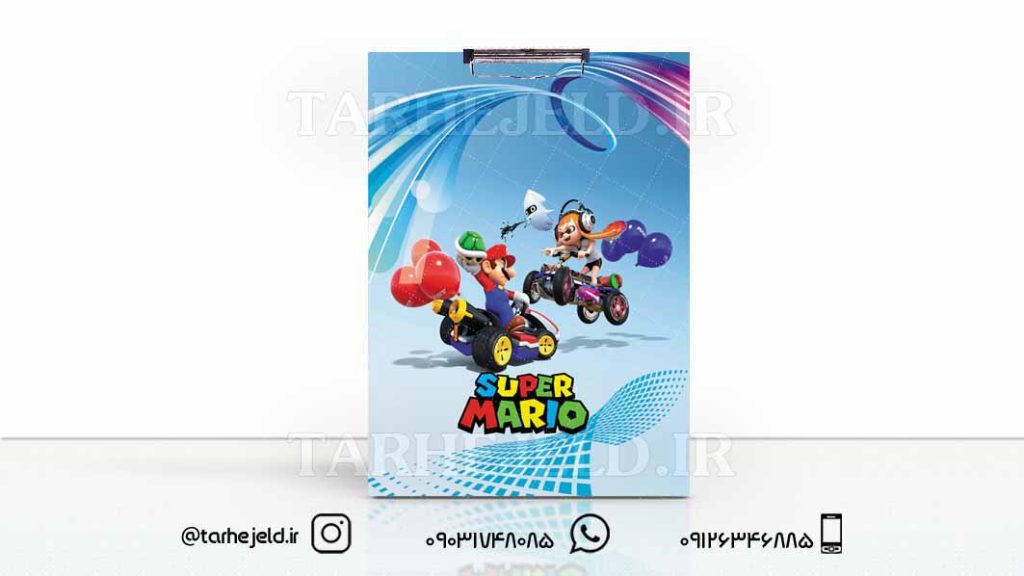 طرح لایه باز تخته شاسی سوپر ماریو کد01676