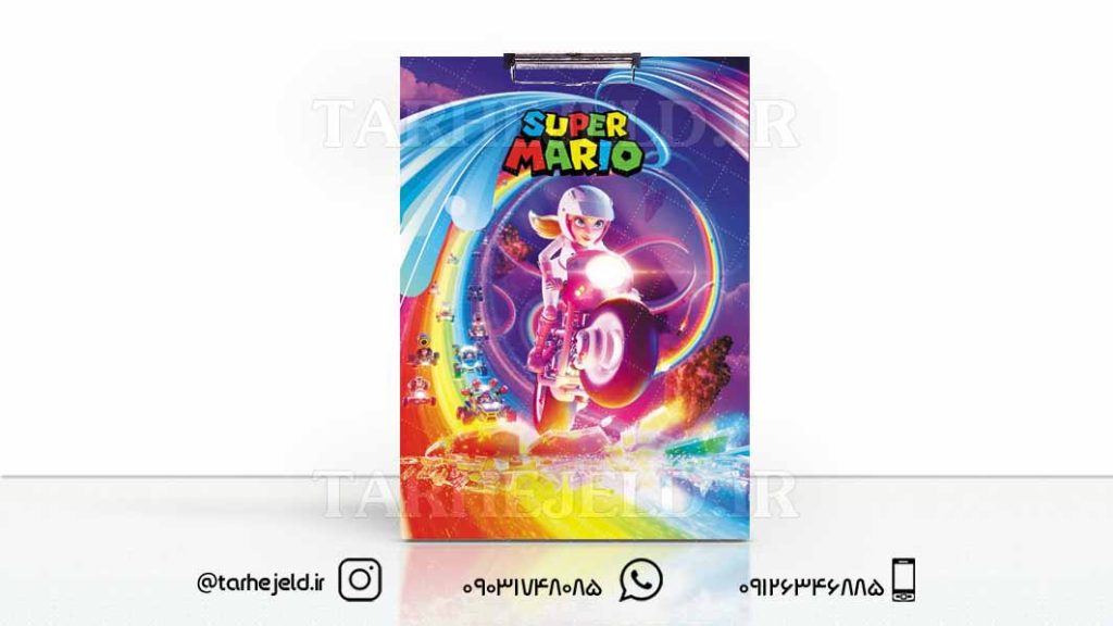 طرح لایه باز تخته شاسی سوپر ماریو کد01683