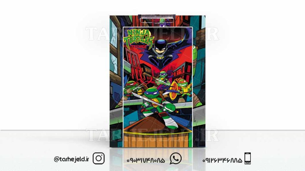 طرح لایه باز تخته شاسی لاک پشت های نینجا کد01684