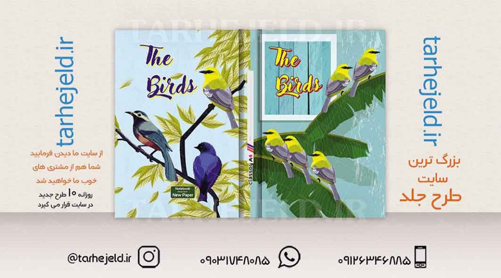 دانلود طرح لایه باز کلاسور کلاسیک کد01984