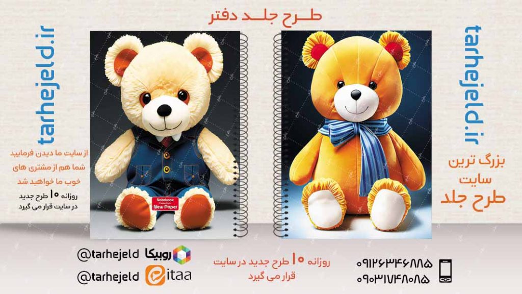 دانلود طرح لایه باز جلد دفتر فانتزی کد02910