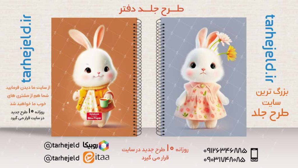 دانلود طرح لایه باز جلد دفتر فانتزی کد02995