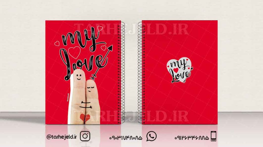 دانلود طرح لایه باز جلد دفتر کلاسیک کد0494