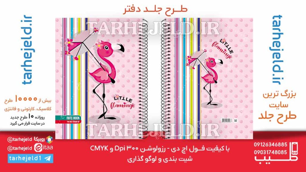 دانلود طرح لایه باز جلد دفتر فانتزی کد06148