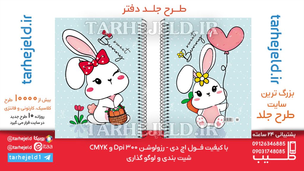 دانلود طرح لایه باز جلد دفتر فانتزی کد06281